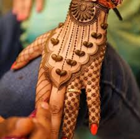 Bridal Cute Back Hand Mehndi Design