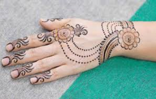 Festivals Special Back Hand Mehndi Design
