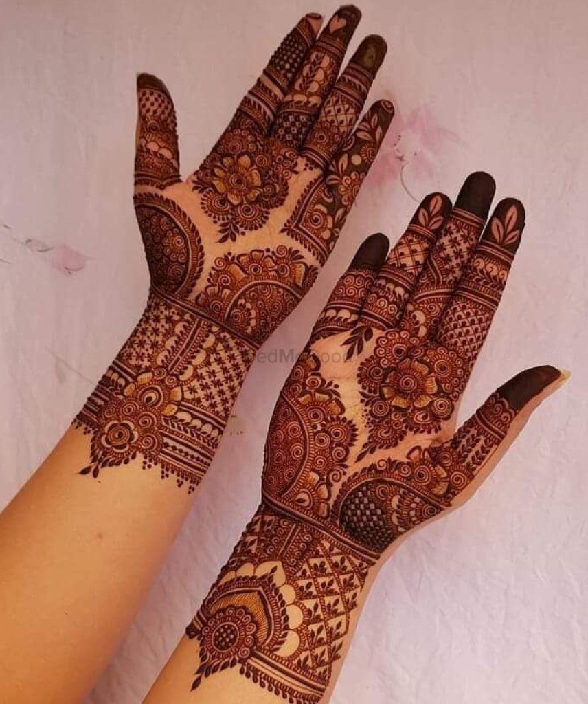 Beautiful Front and Back Hand Mehndi Designs For Bridal!-sonthuy.vn