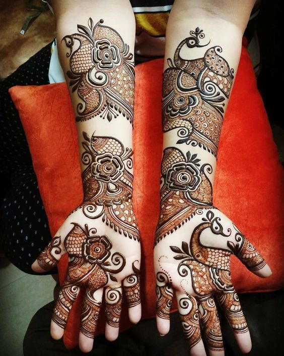 Royal Front Hand Mehndi Design