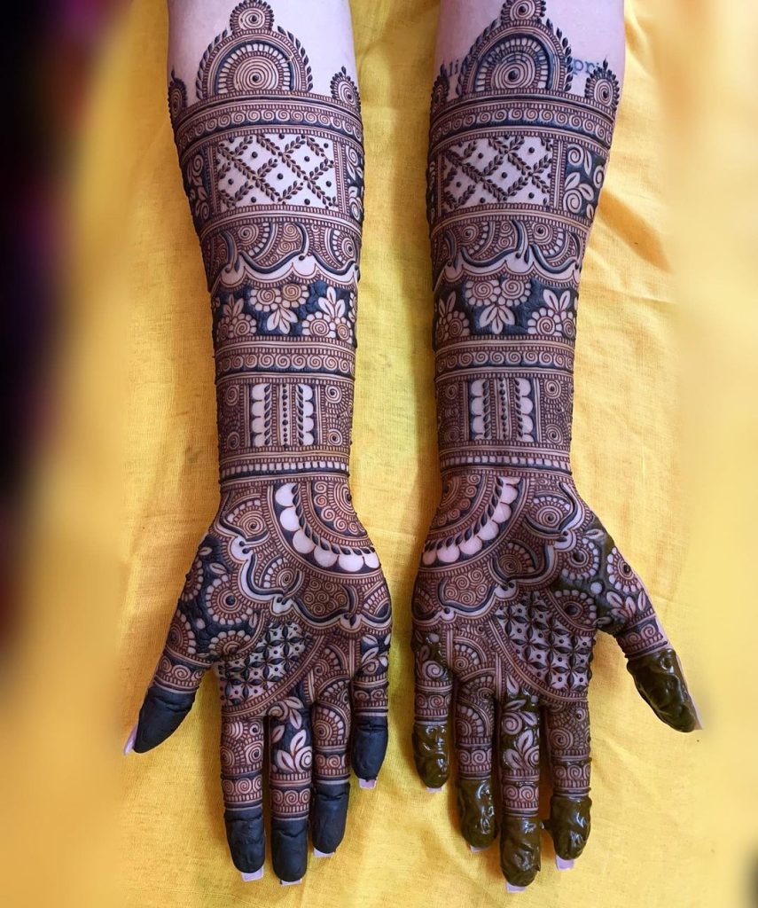 Royal Front Hand Mehndi Design