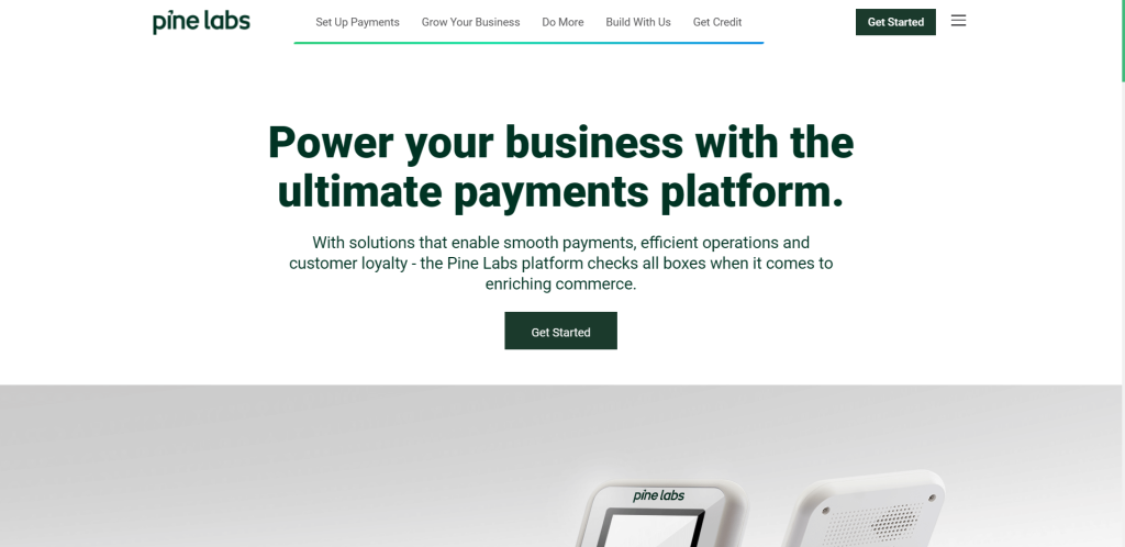 Pine Labs card swipe machine provider in india